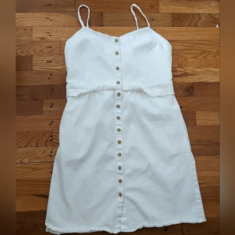Loup Stretchy White Dress - Picture 1 of 7